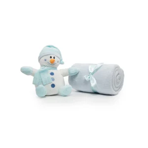 Newborn Gift Set With Penguin-Light Blue